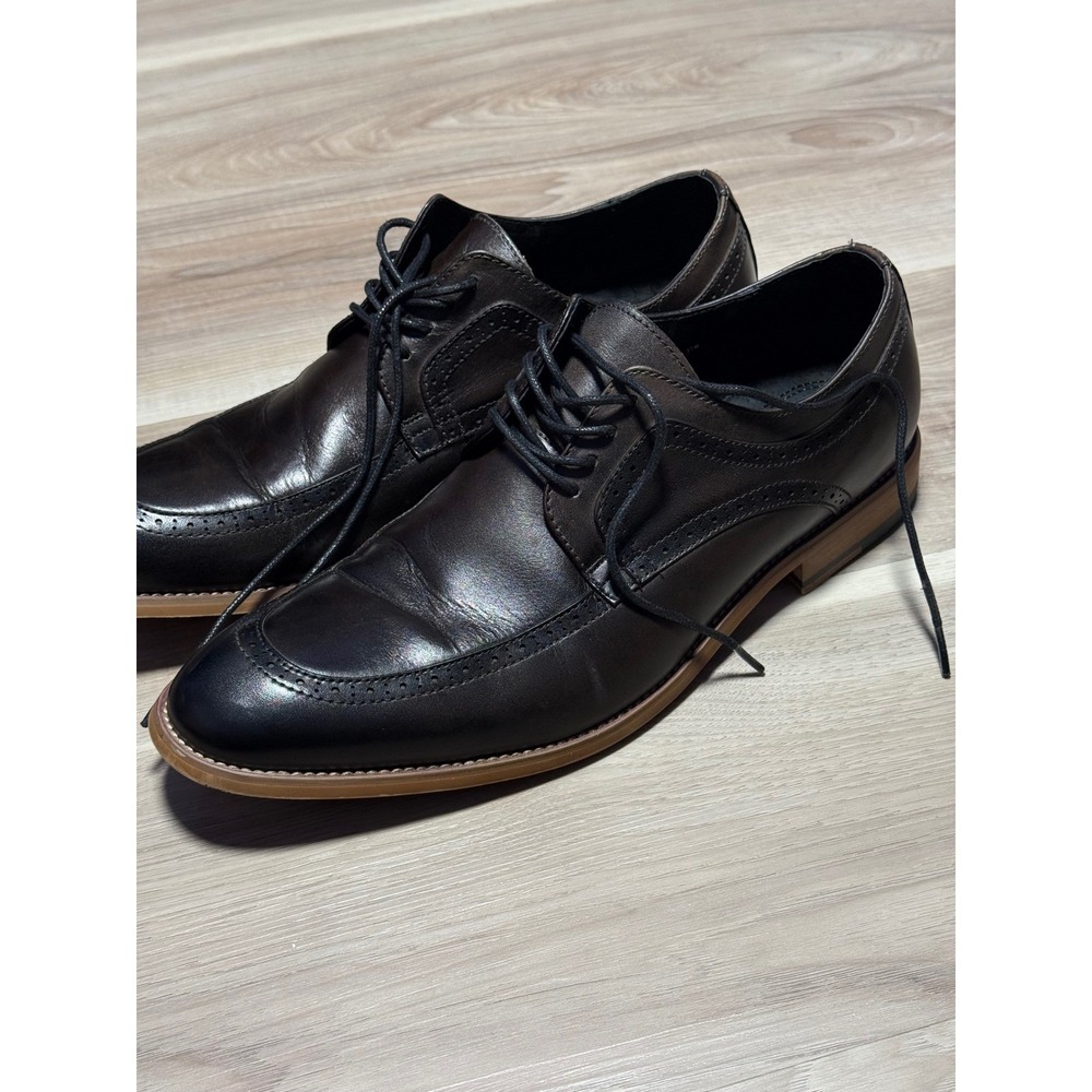 Stacy Adams Oxford Shoes Mens 11M Brown Leather Wingtip 25078-011 Dress‎ Brogue